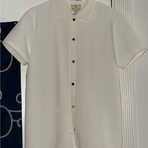Classic White Button-Down Shirt for Men